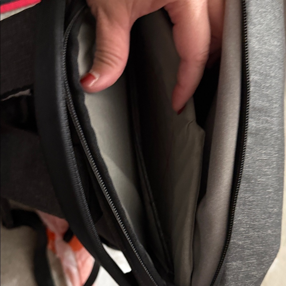 Men's Sleek Dark Gray Backpack - Picture 10 of 10